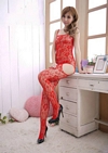 Open Hips Floral Lace Bodystocking